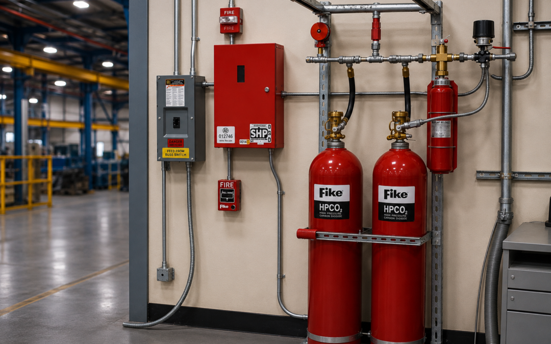 Fike HPCO₂: Supressão de Incêndio de Alta Performance para Ambientes Industriais